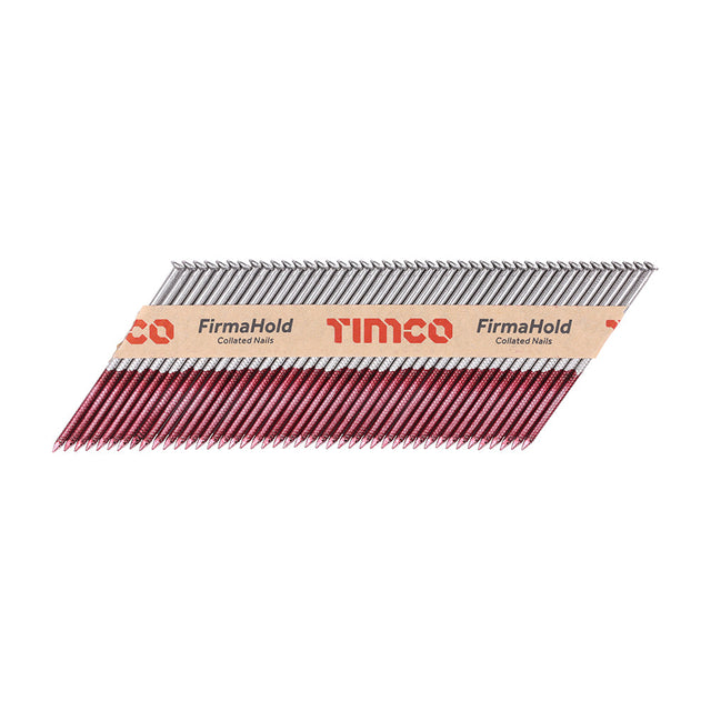 This is an image of Timco - FirmaHold Collated Clipped Head Nails - Retail Pack - Ring Shank - A2 Stainless Steel 3.1 x 80mm (1100 PCS Box) CSSR80