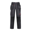 This is an image of Timco - Craftsman Trousers - Grey/Black W36 L32 (1 Each Bag) CTGBK3632