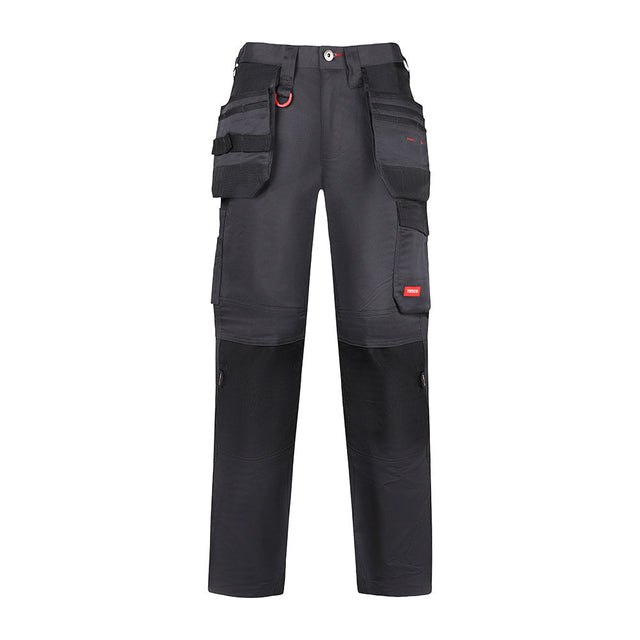 This is an image of Timco - Craftsman Trousers - Grey/Black W40 L32 (1 Each Bag) CTGBK4032