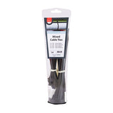 This is an image of Timco - Cable Ties - Mixed - Black & Natural Mixed 200pcs - (200 PCS Tube) CTMIX200
