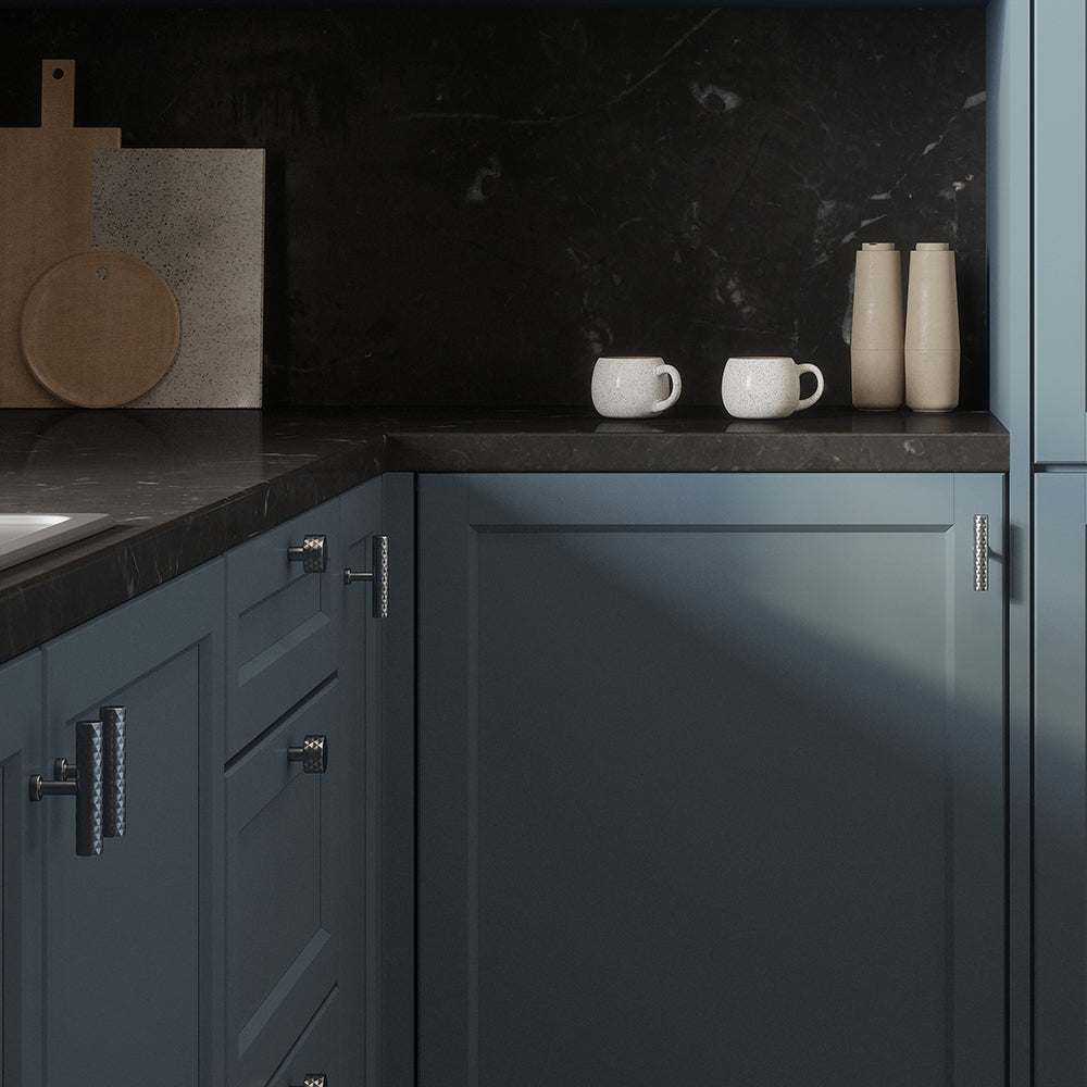Quality image of Millhouse Brass Chrysler Diamond T-Bar Cabinet Pull Handle on Backplate 160mm - Satin Brass | Sku. mhcdb17160sb | available from Trade Door Handles.