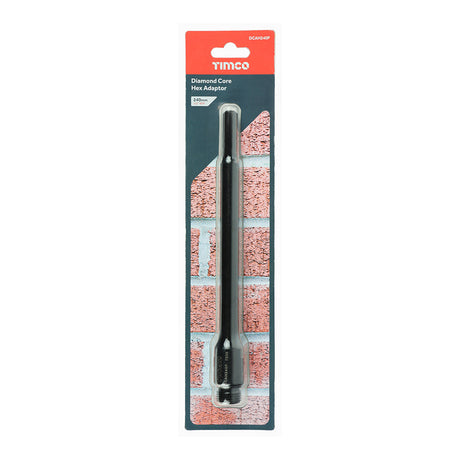 This is an image of Timco - Diamond Core Hex Adaptor 240mm (1 Each Blister Pack) DCAH240P