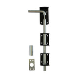 This is an image of Timco - Garage Drop Down Bolt - Black 12" (1 Each TIMbag) DDB12BP