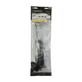 This is an image of Timco - Garage Drop Down Bolt - Black 12" (1 Each TIMbag) DDB12BP