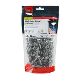 This is an image of Timco - Metal Construction Thin Sheet Metal to Timber Screws - Hex - EPDM Washer - Slash Point - Exterior - Silver Organic 6.3 x 32mm - (120 PCS TIMbag) DS32W16BB
