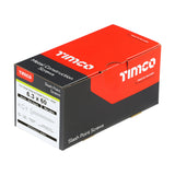 This is an image of Timco - Metal Construction Thin Sheet Metal to Timber Screws - Hex - EPDM Washer - Slash Point - Exterior - Silver Organic 6.3 x 60mm - (100 PCS Box) DS60W19B