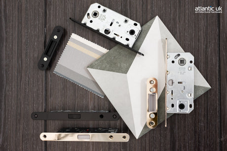 Quality image of AGB Polaris 2XT Magnetic Bathroom Lock with adjustable strikeplate 35mm backset - Polished Chrome | Sku. agb2xt25wcpc | available from Trade Door Handles.
