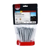 This is an image of Timco - Drive Screws - Galvanised 100 x 5.40mm (1 Kg TIMbag) DSN100B