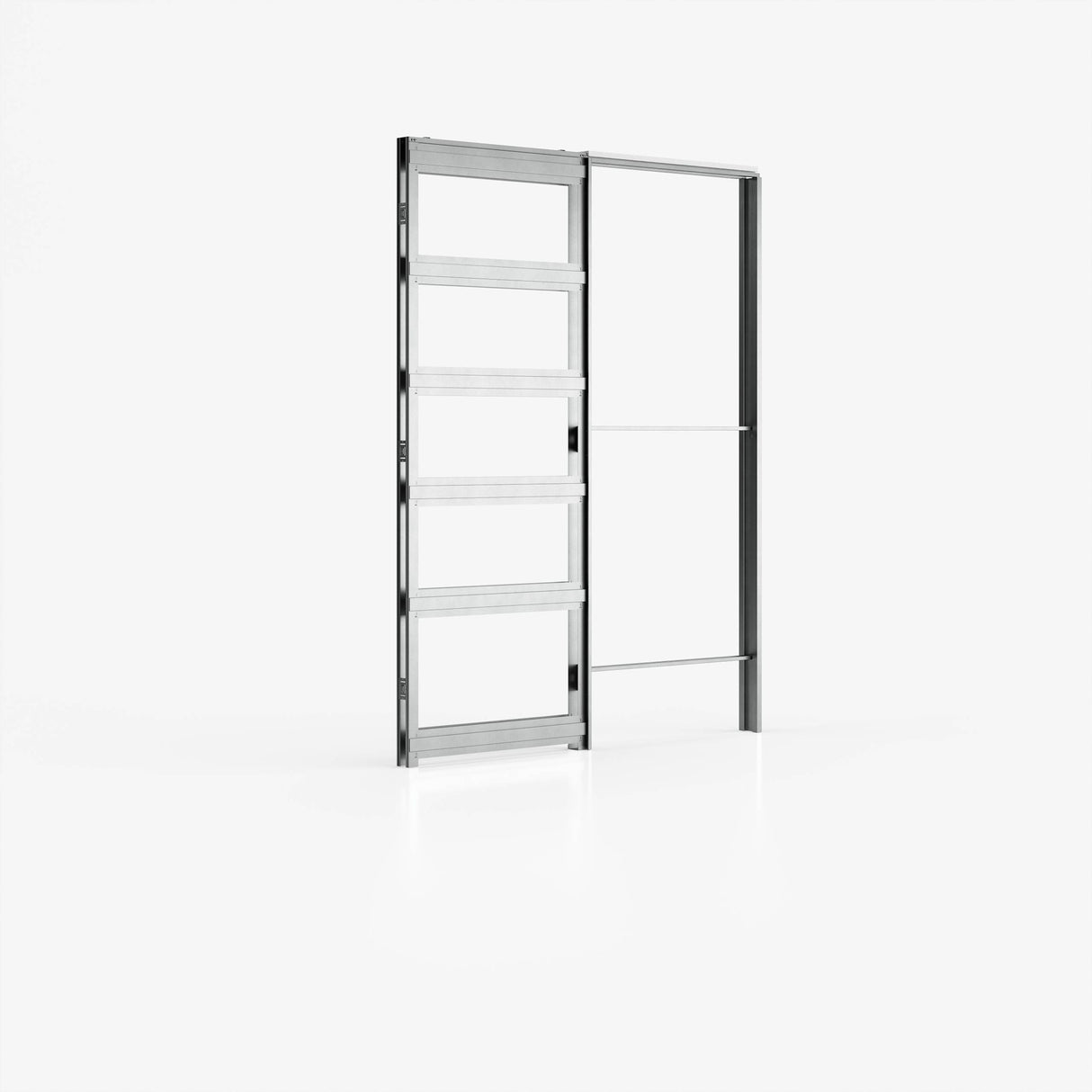 Quality image of Ermetika EvoKit Pocket Door System 926x2040 Door 100mm WT - Raw Wood | Sku. eek1crw | available from Trade Door Handles.