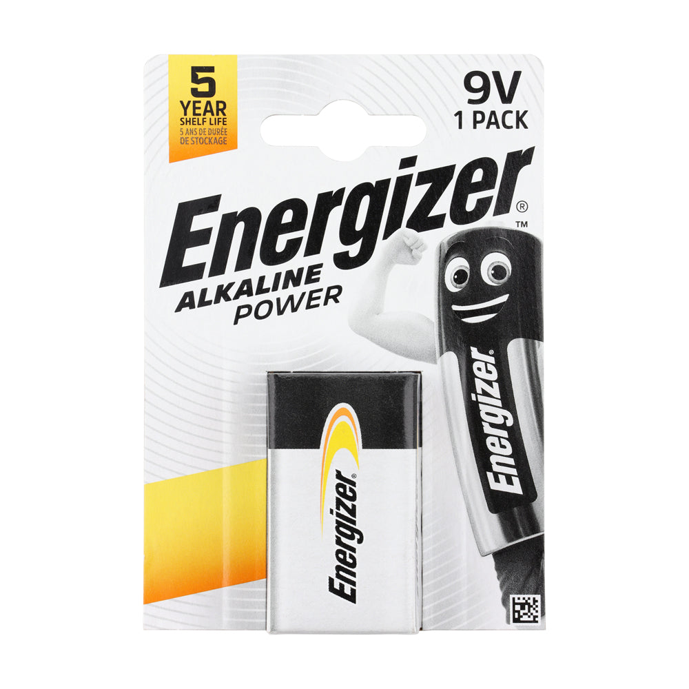 This is an image of Timco - Energizer Alkaline Power 9V Battery 9V 522 (1 Each Pack) ENR297409