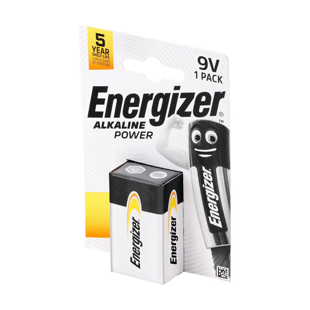 This is an image of Timco - Energizer Alkaline Power 9V Battery 9V 522 (1 Each Pack) ENR297409