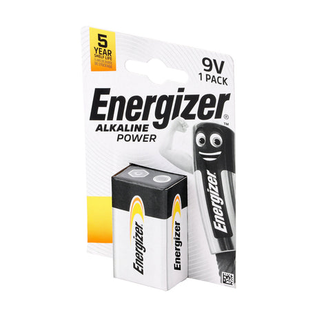 This is an image of Timco - Energizer Alkaline Power 9V Battery 9V 522 (1 Each Pack) ENR297409