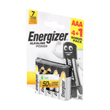 This is an image of Timco - Energizer Alkaline Power Battery AAA (5 Pieces Pack) ENR414981