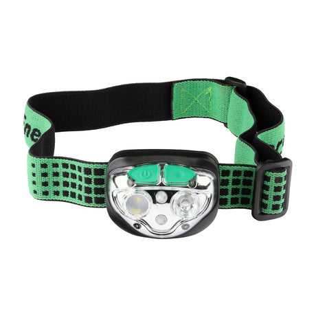 This is an image of Timco - EnergizerÃƒâ€šÃ‚Â® LED Vision Ultra Rechargeable Headlamp - 400 Lumen Green / 400 Lumen (1 Each Backing Card) ENR426441