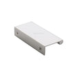 High quality image of Heritage Brass - EPTR Edge Pull Cabinet Handle 50mm Polished Nickel Finish | Sku. eptr50-44-pnf | Trade Door Handles, Kendal.