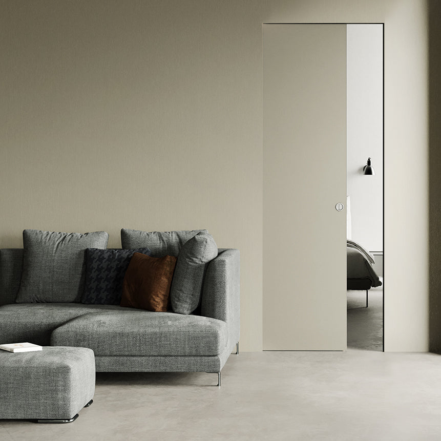 Quality image of Ermetika Absolute EvoKit Single Frameless Pocket Door System 610x1981mm - WT 125mm | Sku. eaescuk2 | available from Trade Door Handles.