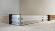 Quality image of SPECIAL ORDER Ermetika Staffetta Telescopic Pocket Door System 826x2040 Door 180mm WT - Raw Wood Jambs | Sku. esscuk10 | available from Trade Door Handles.