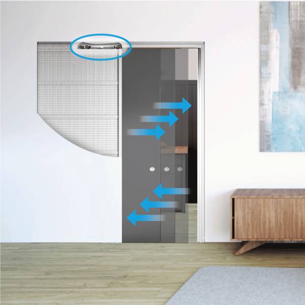 Quality image of Ermetika Absolute EvoKit Frameless Pocket Door System Easy-Stop Soft Closing Kit 50kg | Sku. eacc334 | available from Trade Door Handles.