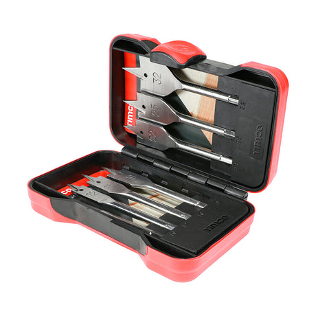 This is an image of Timco - Flat Wood Bit Set 7pcs (7 Pieces Case) F7SET