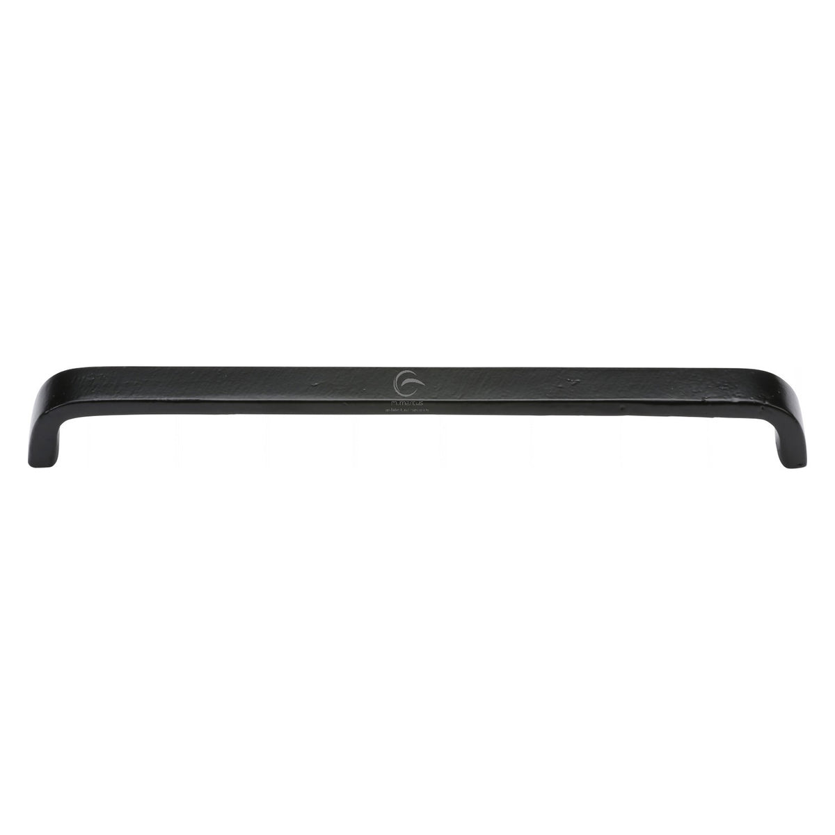 M.Marcus The Cabinet Pull D Shaped 254mm Matt Black Rustic Iron