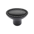 High quality image of the M.Marcus Cabinet Knob Opal Design 38mm Matt Black Rustic Iron | Sku. fb3621 | Discounted prices available from Trade Door Handles
