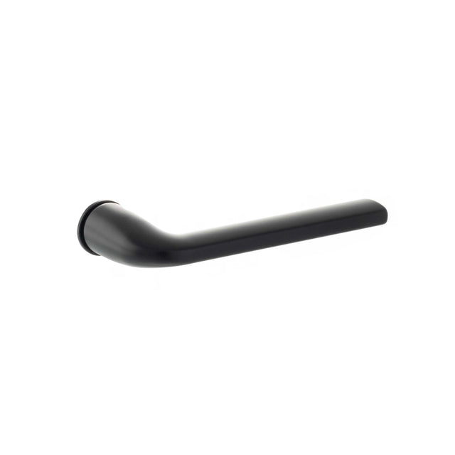 Quality image of Forme Milly Lever Door Handle on Concealed Round Rose - Matt Black | Sku. fcr133mb | available from Trade Door Handles.
