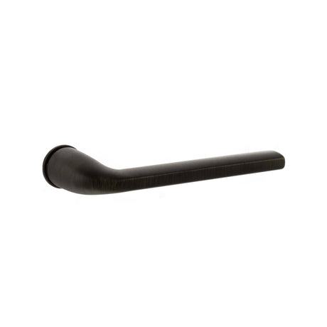 Quality image of Forme Milly Lever Door Handle on Concealed Round Rose - Urban Bronze | Sku. fcr133ub | available from Trade Door Handles.