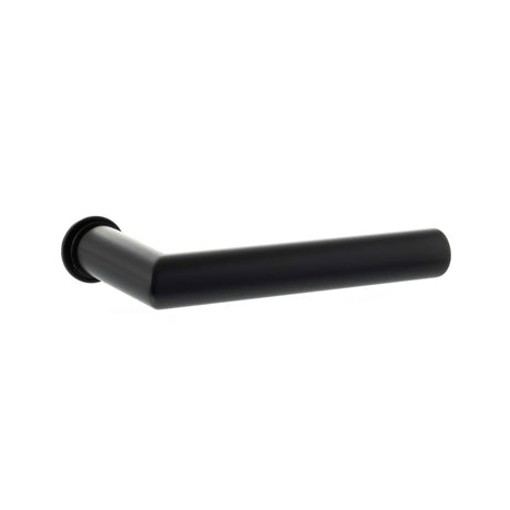 Quality image of Forme Elle Lever Door Handle on Concealed Round Rose - Matt Black | Sku. fcr236mb | available from Trade Door Handles.