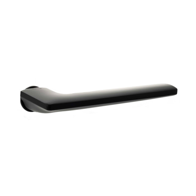 Quality image of Forme Boston Lever Door Handle on Concealed Round Rose - Matt Black | Sku. fcr422mb | available from Trade Door Handles.
