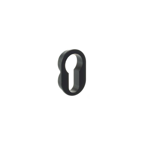 Quality image of Forme Concealed Rose Euro Escutcheons Round - Matt Black | Sku. fcrescemb | available from Trade Door Handles.