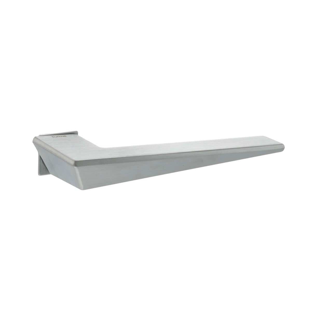 Quality image of Forme Naxos Lever Door Handle on Concealed Square Rose - Satin Chrome | Sku. fcs215sc | available from Trade Door Handles.