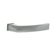 Quality image of Forme Crystal Lever Door Handle on Concealed Square Rose - Satin Chrome | Sku. fcs268sc | available from Trade Door Handles.