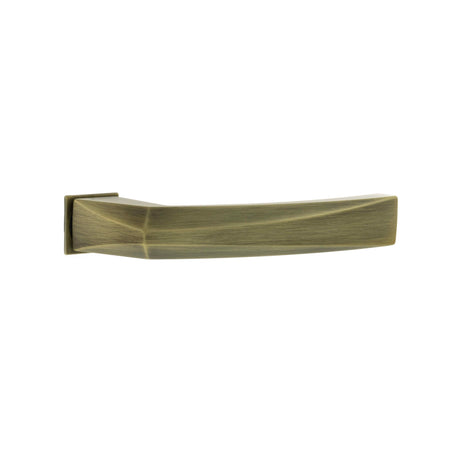 Quality image of Forme Crystal Lever Door Handle on Concealed Square Rose - Yester Bronze | Sku. fcs268yb | available from Trade Door Handles.