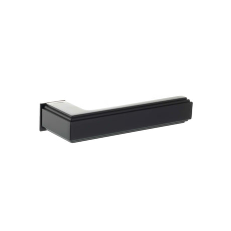 Quality image of Forme Alila Lever Door Handle on Concealed Square Rose - Matt Black | Sku. fcs293mb | available from Trade Door Handles.