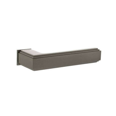 Quality image of Forme Alila Lever Door Handle on Concealed Square Rose - Satin Nickel | Sku. fcs293sn | available from Trade Door Handles.