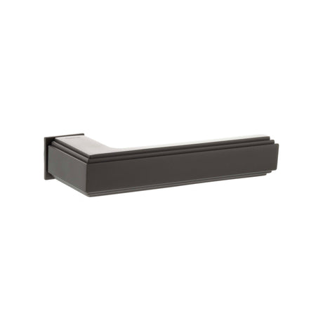 Quality image of Forme Alila Lever Door Handle on Concealed Square Rose - Urban Dark Bronze | Sku. fcs293udb | available from Trade Door Handles.