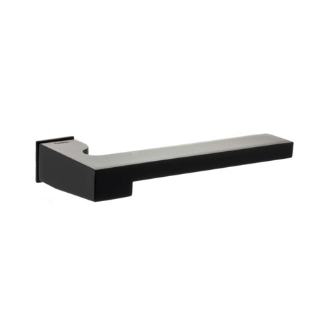 Quality image of Forme Ginevra Lever Door Handle on Concealed Square Rose - Matt Black | Sku. fcs430mb | available from Trade Door Handles.