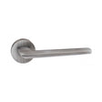 Quality image of Forme Boston Lever Door Handle on Minimal Round Rose - Urban Graphite | Sku. fmr422ug | available from Trade Door Handles.