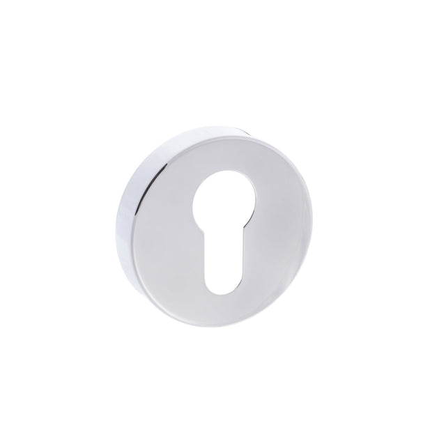 Quality image of Forme Euro Escutcheons on Minimal Round Rose - Polished Chrome | Sku. fmrepc | available from Trade Door Handles.
