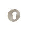 Quality image of Forme Euro Escutcheons on Minimal Round Rose - Satin Nickel | Sku. fmresn | available from Trade Door Handles.
