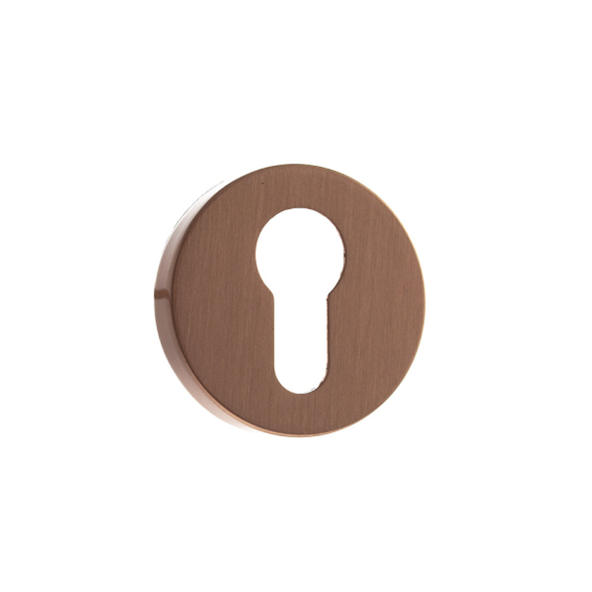 Quality image of Forme Euro Escutcheons on Minimal Round Rose - Urban Satin Copper | Sku. fmreusc | available from Trade Door Handles.