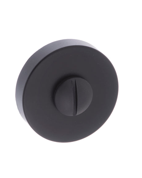 Quality image of Forme WC Turn and Release on Minimal Round Rose - Matt Black | Sku. fmrwcmb | available from Trade Door Handles.