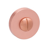Quality image of Forme WC Turn and Release on Minimal Round Rose - Urban Satin Copper | Sku. fmrwcusc | available from Trade Door Handles.