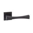 Quality image of Forme Artemide Lever Door Handle on Minimal Square Rose - Matt Black | Sku. fms213mb | available from Trade Door Handles.