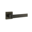 Quality image of Forme Asti Lever Door Handle on Minimal Square Rose - Urban Dark Bronze | Sku. fms254udb | available from Trade Door Handles.