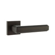 Quality image of Forme Alila Lever Door Handle on Minimal Square Rose - Urban Dark Bronze | Sku. fms293udb | available from Trade Door Handles.