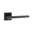 Quality image of Forme Boston Lever Door Handle on Minimal Square Rose - Matt Black | Sku. fms422mb | available from Trade Door Handles.