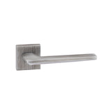 Quality image of Forme Boston Lever Door Handle on Minimal Square Rose - Urban Graphite | Sku. fms422ug | available from Trade Door Handles.
