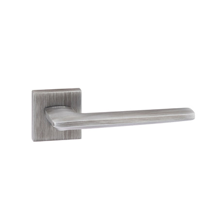 Quality image of Forme Boston Lever Door Handle on Minimal Square Rose - Urban Graphite | Sku. fms422ug | available from Trade Door Handles.
