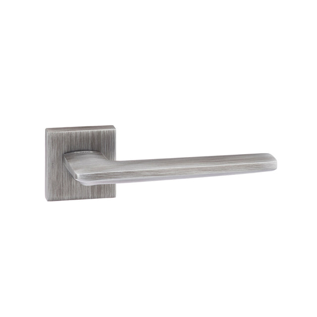 Quality image of Forme Boston Lever Door Handle on Minimal Square Rose - Urban Graphite | Sku. fms422ug | available from Trade Door Handles.